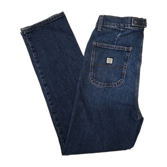 Old Navy Denim - Old Navy Workwear Womens Sky-Hi Straight Jeans Sz 10 Tall Carpenter